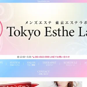 新宿・品川・高輪メンズエステ｜Tokyo Este Laboの口コミ＆体験談