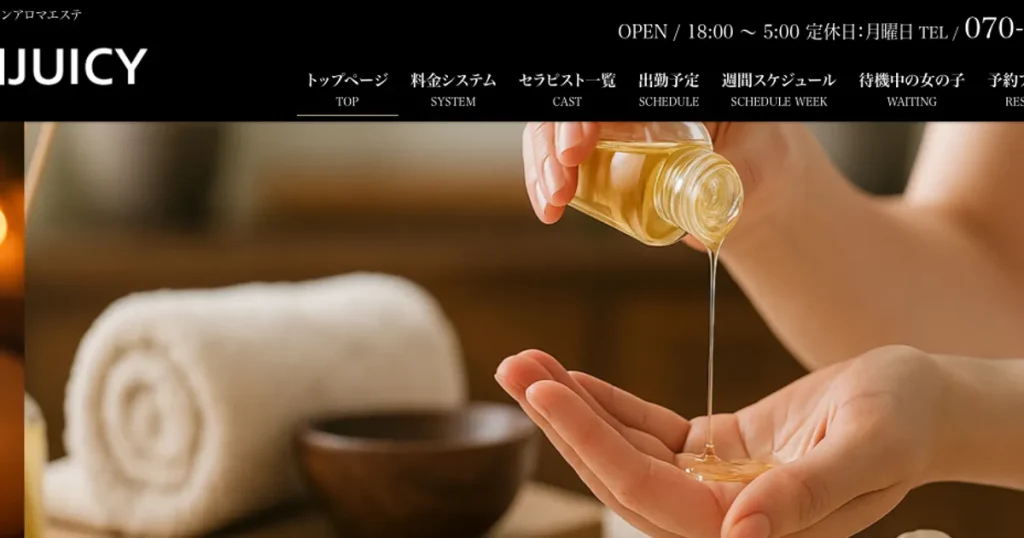 品川メンズエステ｜品川JUICYの口コミ＆体験談