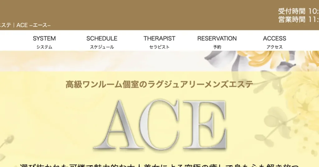 武蔵小杉メンズエステ｜ACE ～エース～の口コミ＆体験談
