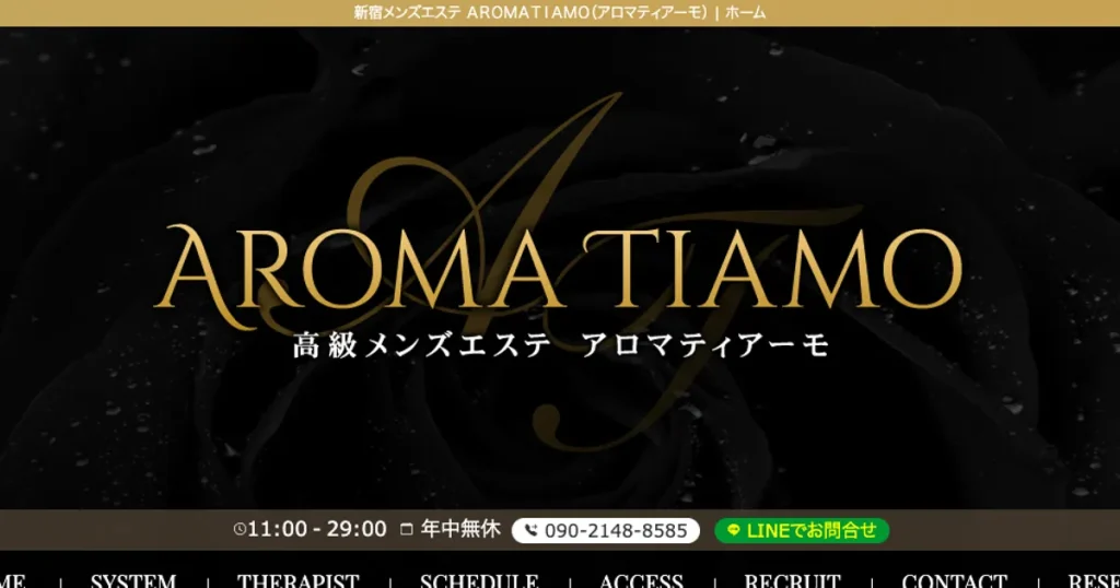 東新宿メンズエステ｜アロマティアーモ 東新宿店の口コミ＆体験談