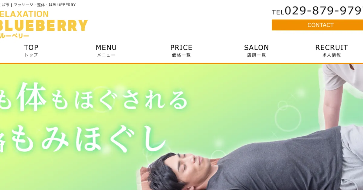 研究学園メンズエステ｜ブルーベリー つくば西岡店の口コミ＆体験談