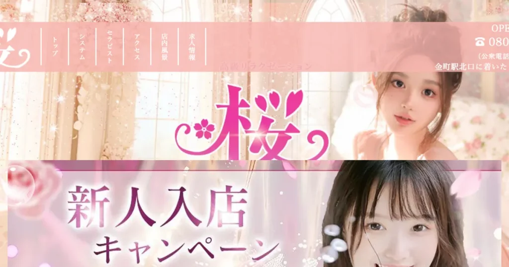 金町メンズエステ｜桜の口コミ＆体験談