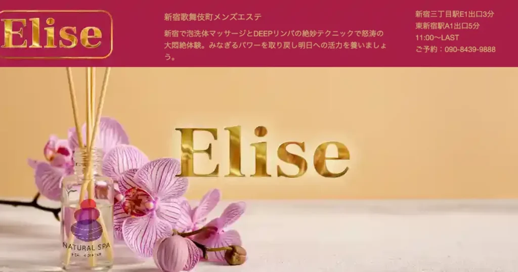 新宿メンズエステ｜ELISE（エリーゼ）の口コミ＆体験談