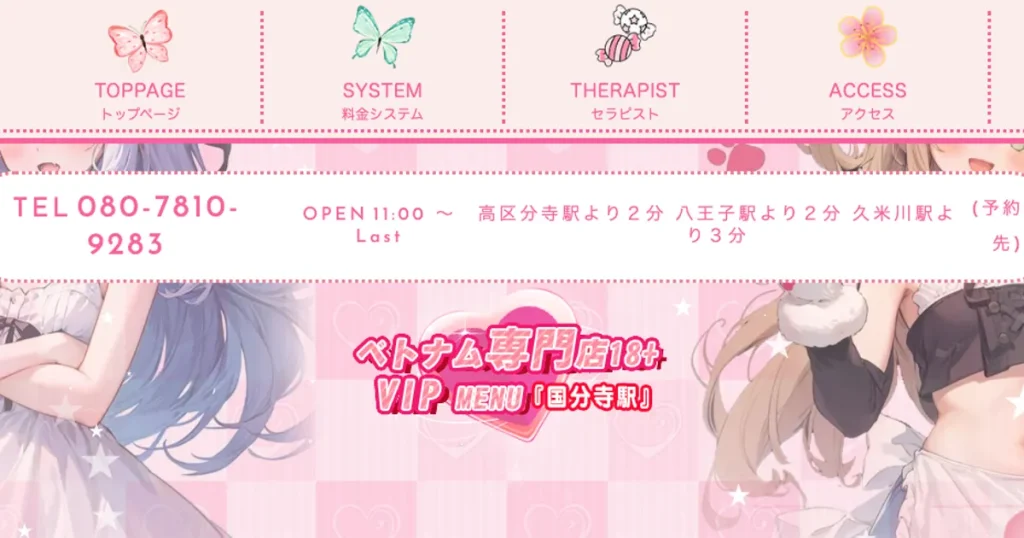 国分寺メンズエステ｜ベトナム専門店18+VIP MENU 国分寺駅の口コミ＆体験談