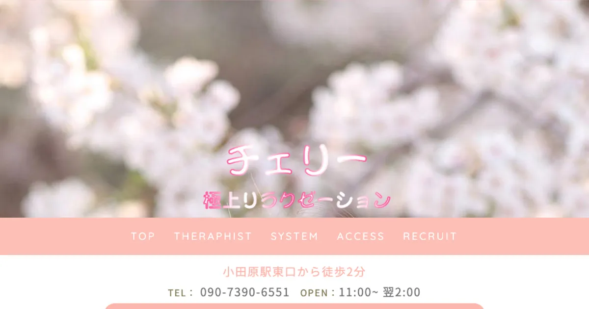 小田原メンズエステ｜チェリーの口コミ＆体験談