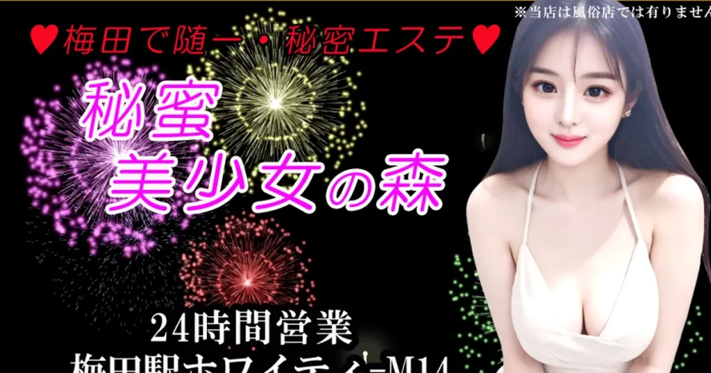 梅田メンズエステ｜秘蜜美少女の森の口コミ＆体験談