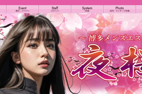 博多メンズエステ｜夜桜の口コミ＆体験談